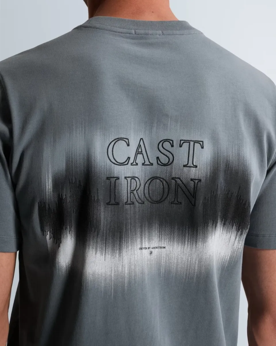 Cast Iron | T-shirt Relaxed Fit | Blauw | CTSS2608513 3 Cast Iron Cast Iron | T-shirt Relaxed Fit | Blauw | CTSS2608513
