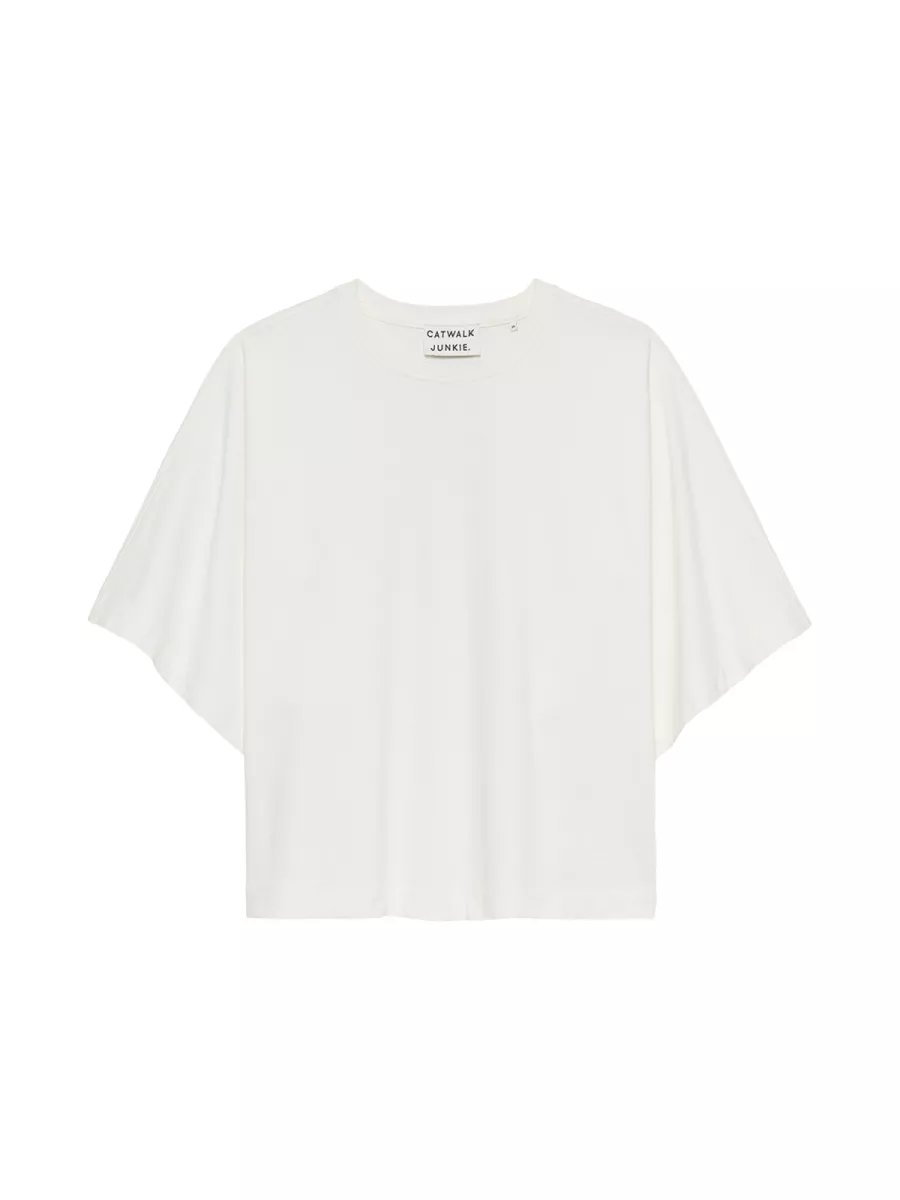 Catwalk Junkie | T-shirt | Wit | Batsleeve Tshirt 2 Catwalk Junkie Catwalk Junkie | T-shirt | Wit | Batsleeve Tshirt