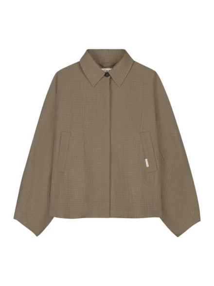 Catwalk Junkie Catwalk Junkie | Jas kort | Beige | check cape jacket