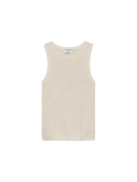 Catwalk Junkie Catwalk Junkie | Top | Wit | Knitted top