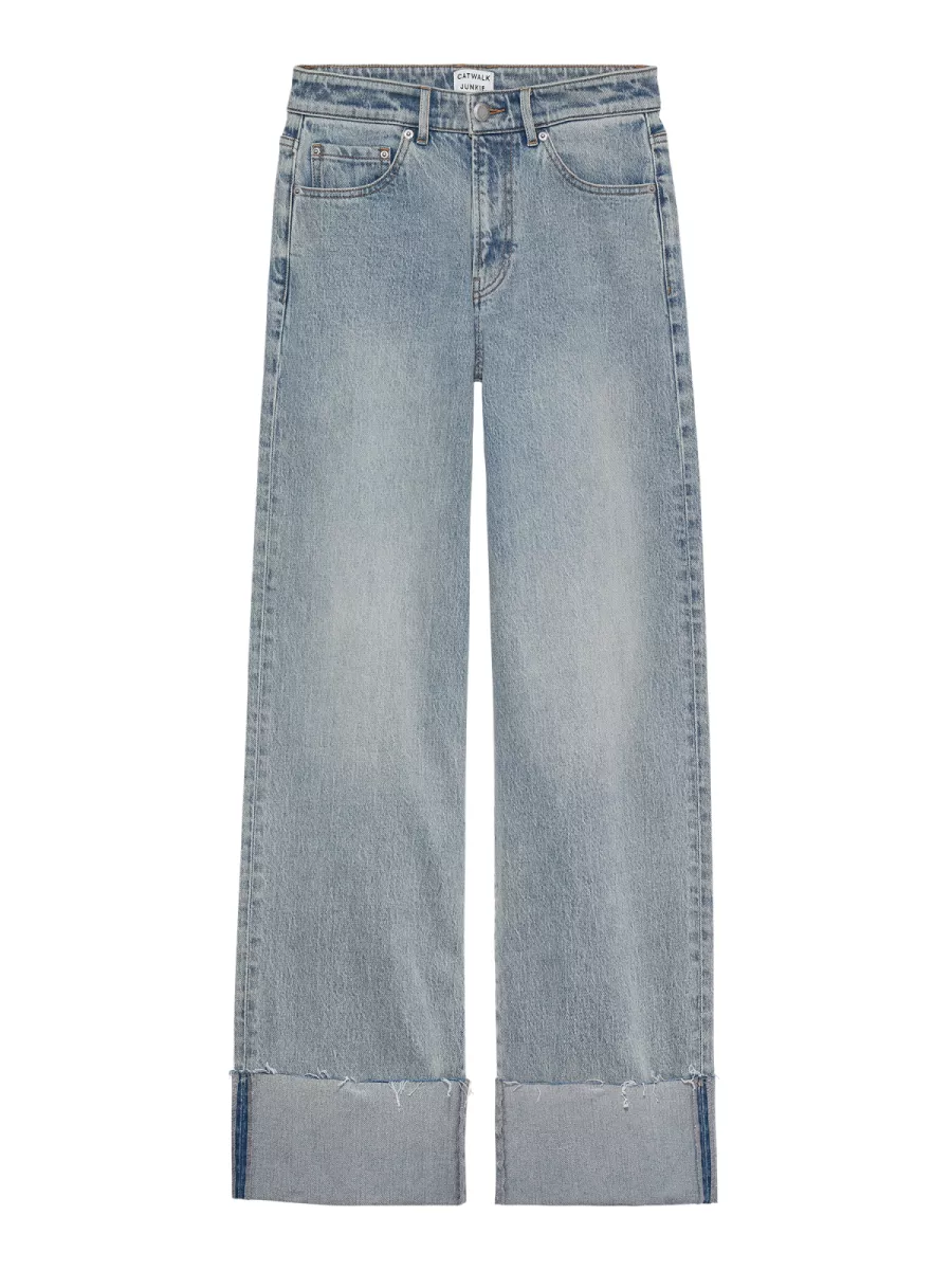 Catwalk Junkie | Denim | Blauw | Loose with fold 2 Catwalk Junkie Catwalk Junkie | Denim | Blauw | Loose with fold