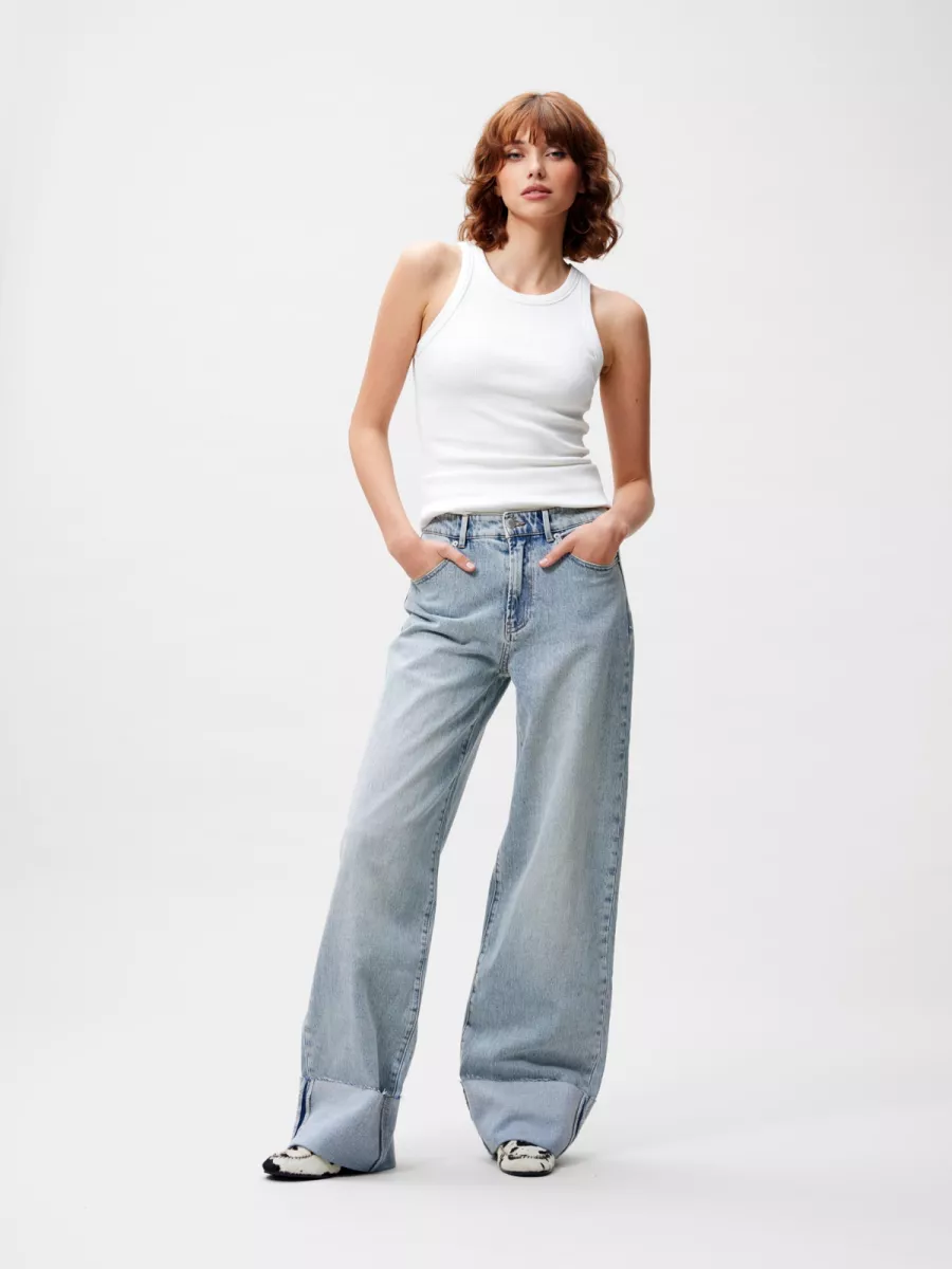 Catwalk Junkie | Denim | Blauw | Loose with fold 4 Catwalk Junkie Catwalk Junkie | Denim | Blauw | Loose with fold