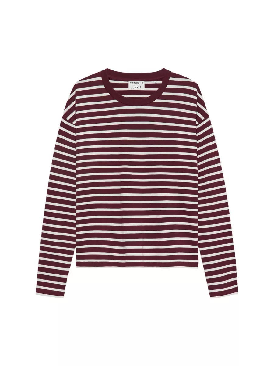 Catwalk Junkie | Longsleeve | Rood | Striped Long Sleeve 2 Catwalk Junkie Catwalk Junkie | Longsleeve | Rood | Striped Long Sleeve