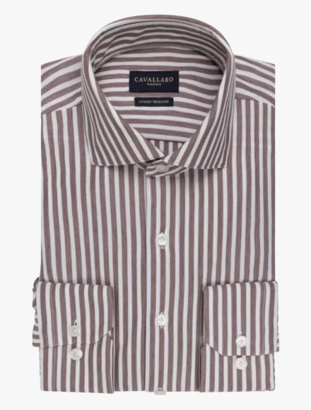 Cavallaro Cavallaro | Overhemd Compacto | Bruin | 110265002