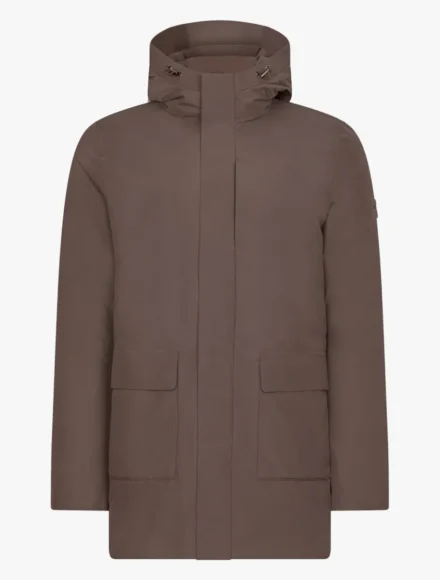 Cavallaro Cavallaro | Jas lang | Bruin | Villaggio Parka | 112265011