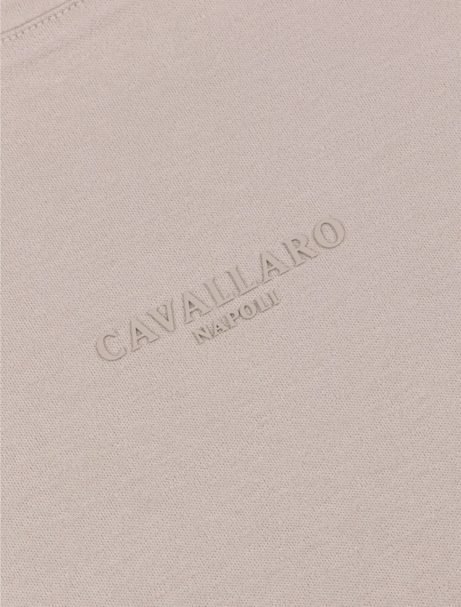 Cavallaro | T-shirt Luciano | Beige | 117265002 3 Cavallaro Cavallaro | T-shirt Luciano | Beige | 117265002