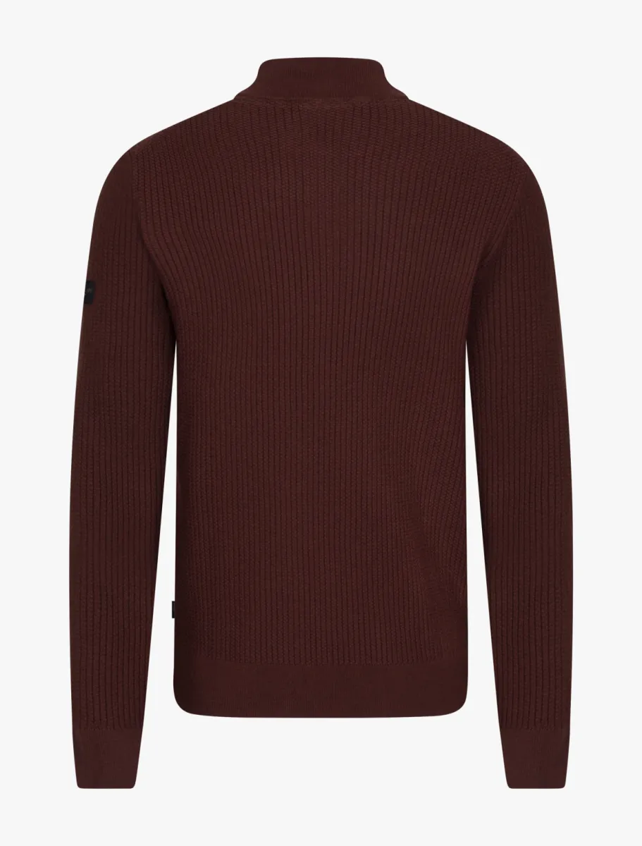 Cavallaro | Trui half zip | Tomuro | Rood | 118265016 4 Cavallaro Cavallaro | Trui half zip | Tomuro | Rood | 118265016