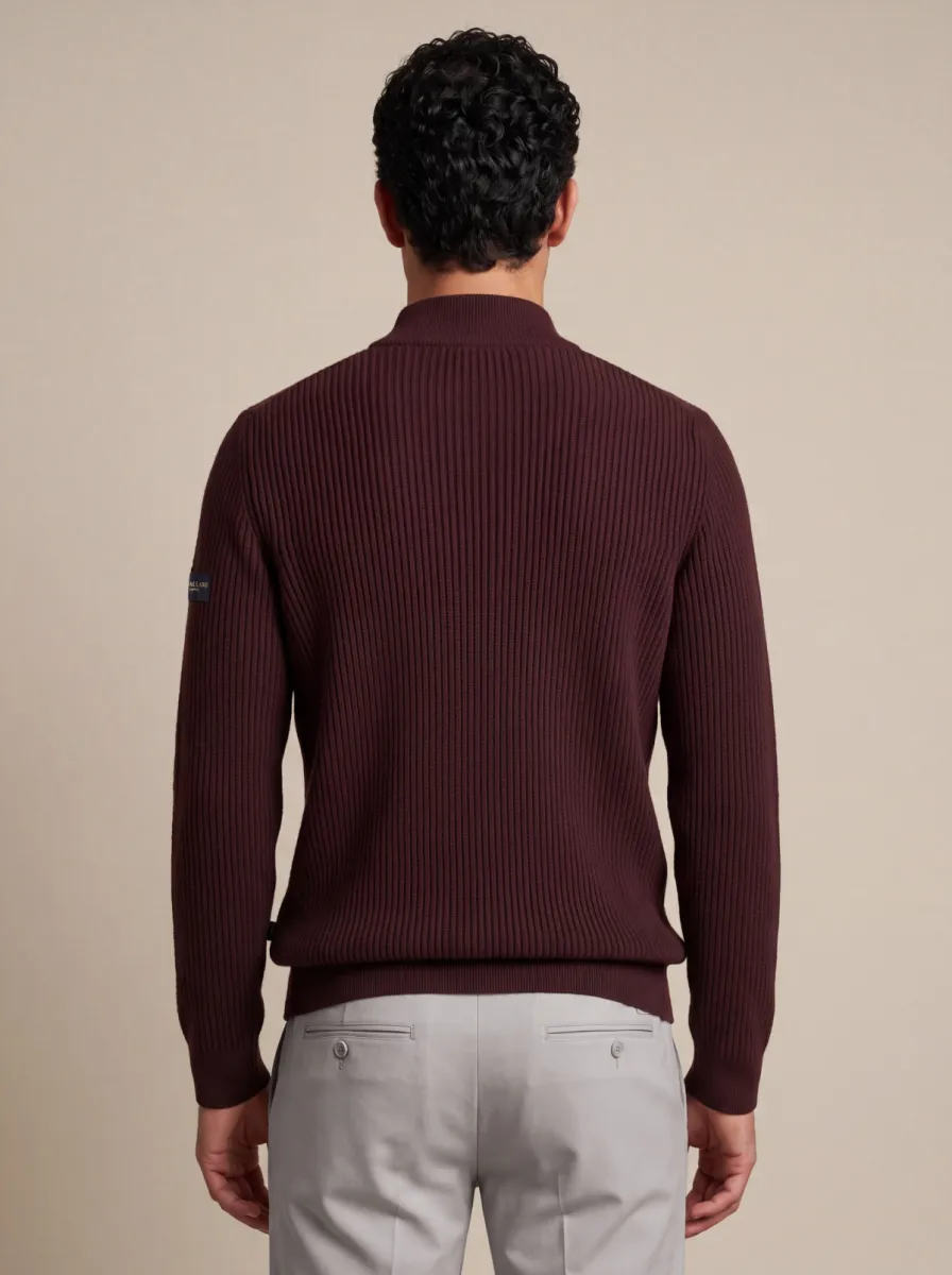 Cavallaro | Trui half zip | Tomuro | Rood | 118265016 5 Cavallaro Cavallaro | Trui half zip | Tomuro | Rood | 118265016