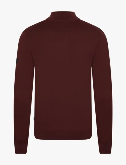 Cavallaro Cavallaro | Saronno Half Zip Trui | Rood | 118265051