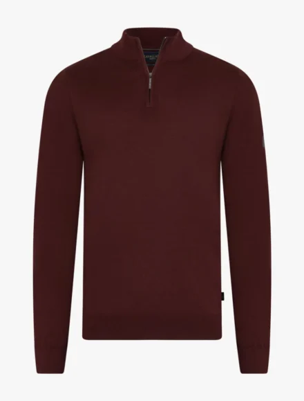 Cavallaro Cavallaro | Saronno Half Zip Trui | Rood | 118265051