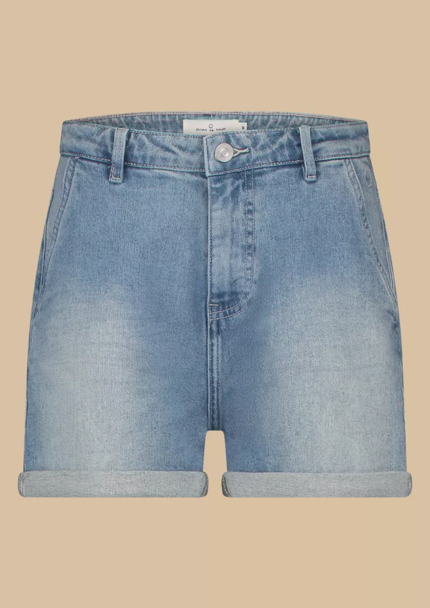 Denim short | Mikky | Summer sky 1 Circle of Trust Denim short | Mikky | Summer sky