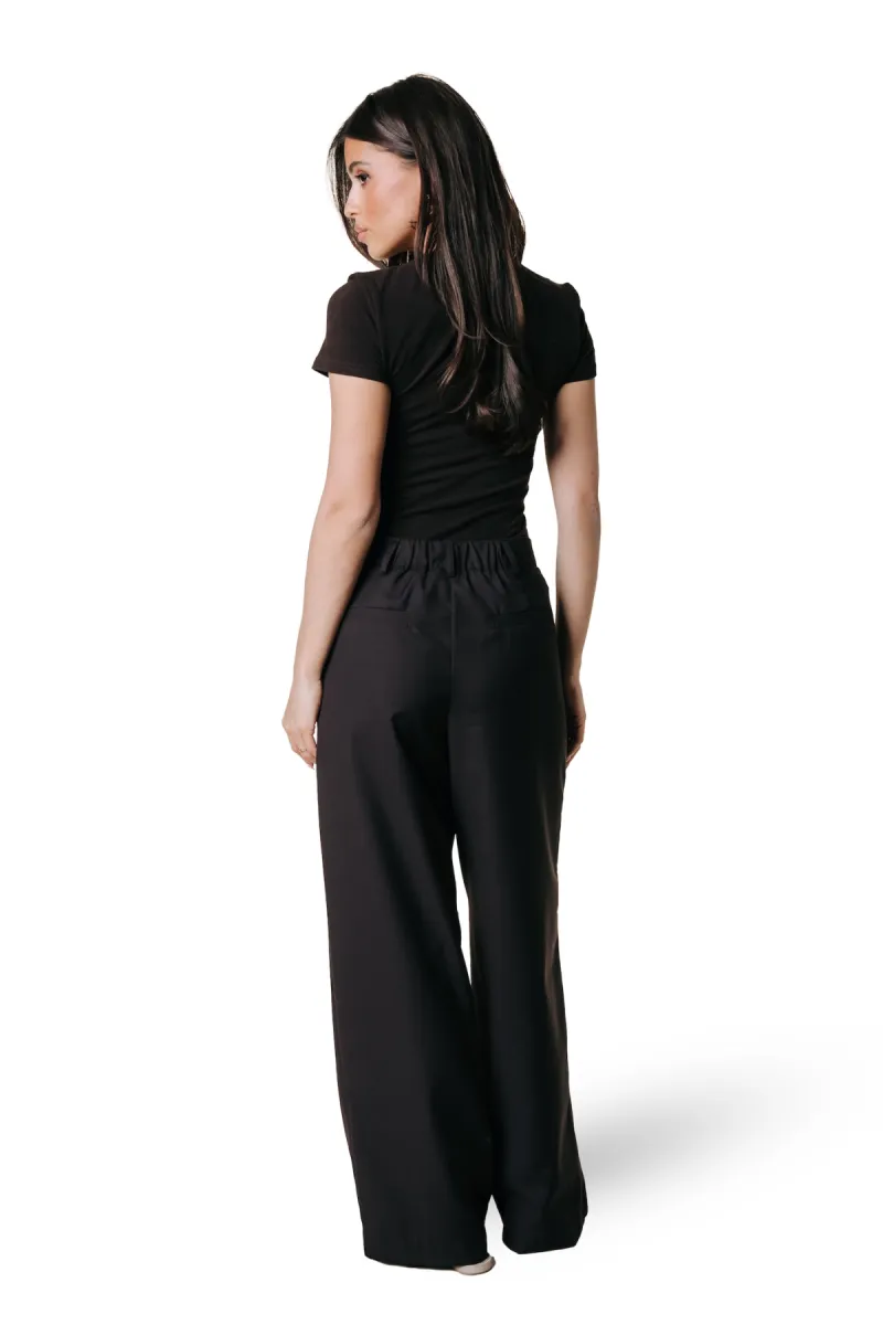 Colourful Rebel | Pant. wijd | Bruin | Maggy Tailored Pants 2 Colourful Rebel Colourful Rebel | Pant. wijd | Bruin | Maggy Tailored Pants