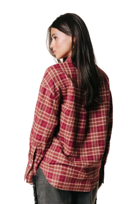 Colourful Rebel Colourful Rebel | Blouse | Rood | Talia checked blouse