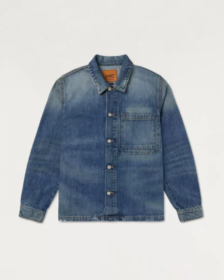 Denham Denham | denim shirt | Blauw | Chore overshirt R Bolt