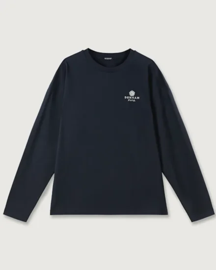 Denham Denham | T-shirts lm | Blauw | Tsubaki