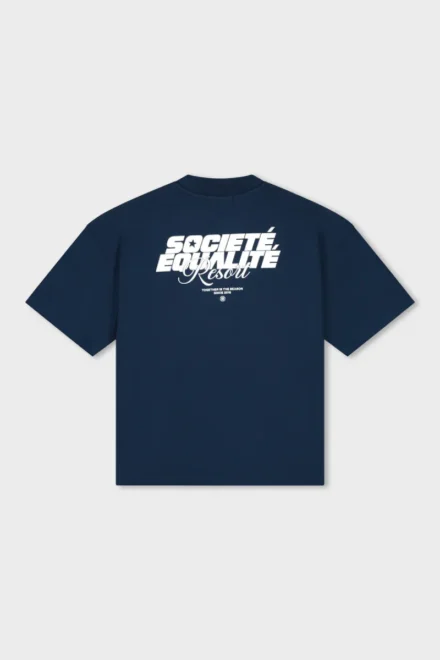 Equalité Equalité | T-shirt | Blauw | societe resort boxy tee