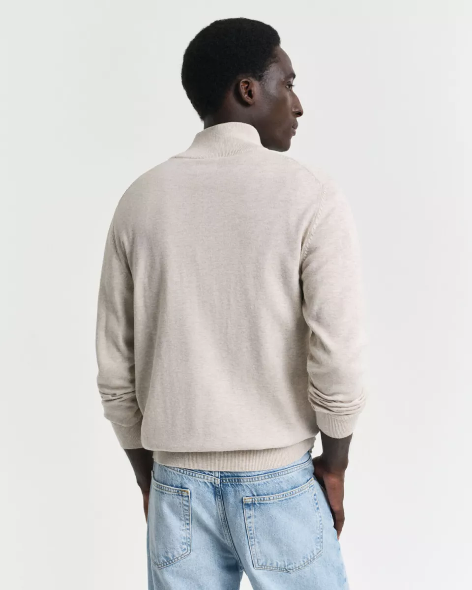 Half Zip trui | Lichtbeige 3 GANT Half Zip trui | Lichtbeige