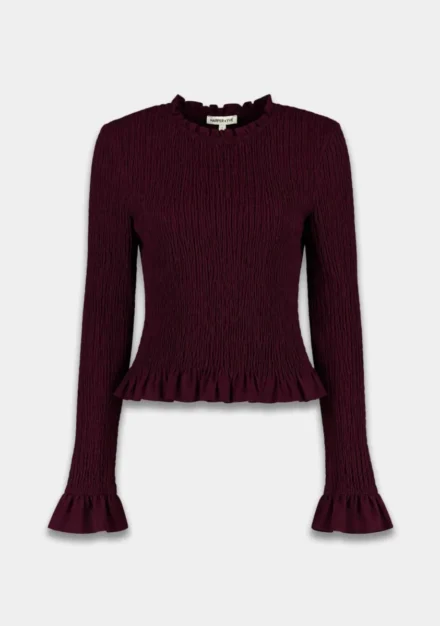 Harper and Yve Harper and Yve | Top lange mouw | Rood | Veerle-LS