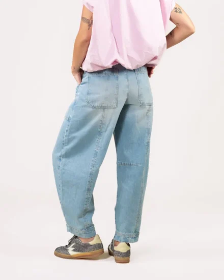 Kuyichi Kuyichi | Jeans Barrel Fit | Blauw | Jane Barrel