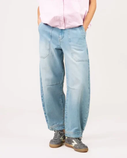Kuyichi Kuyichi | Jeans Barrel Fit | Blauw | Jane Barrel