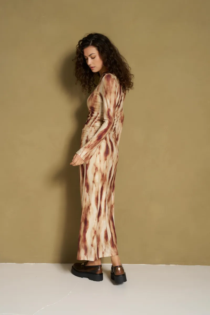 Lofty Manner | Jurk lang | Beige | Dress Isani 5 Lofty Manner Lofty Manner | Jurk lang | Beige | Dress Isani