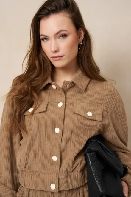 Lofty Manner Lofty Manner | Jas kort | Beige | Jacket Jaxy
