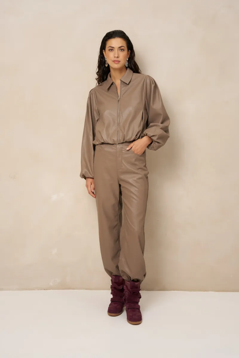 Lofty Manner | Jas kort | Beige | Jacket Jillie 4 Lofty Manner Lofty Manner | Jas kort | Beige | Jacket Jillie