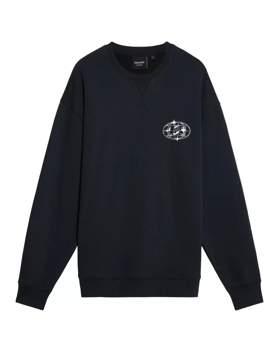 Lyle & Scott | Truien katoen | Donkerblauw | ML2368V 1 Lyle & Scott Lyle & Scott | Truien katoen | Donkerblauw | ML2368V
