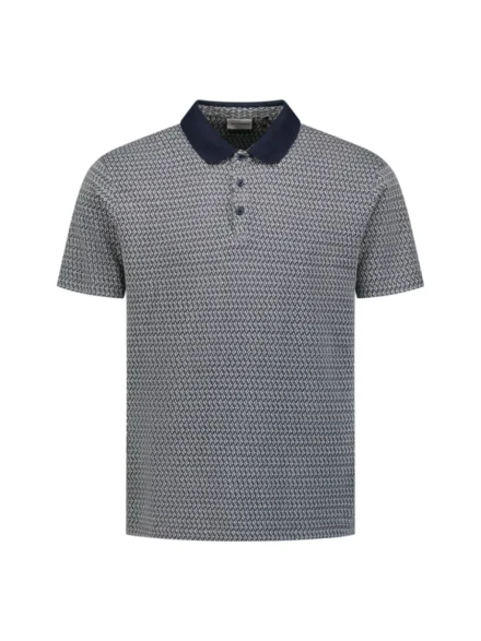 No Excess No Excess | Polo | Blauw dessin | 31380315