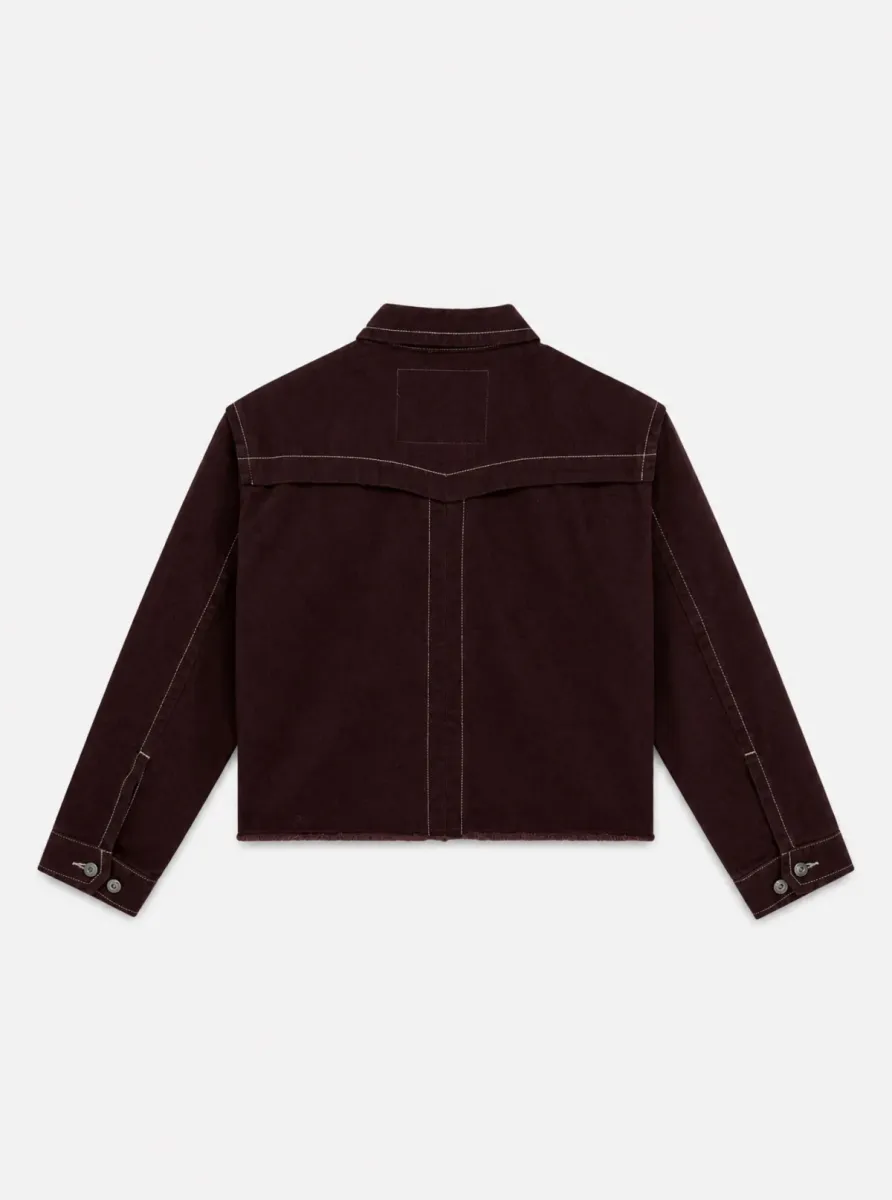 Nous Sommes | Jas kort | Bordo | Ancy denim jacket 2 Nous Sommes Nous Sommes | Jas kort | Bordo | Ancy denim jacket