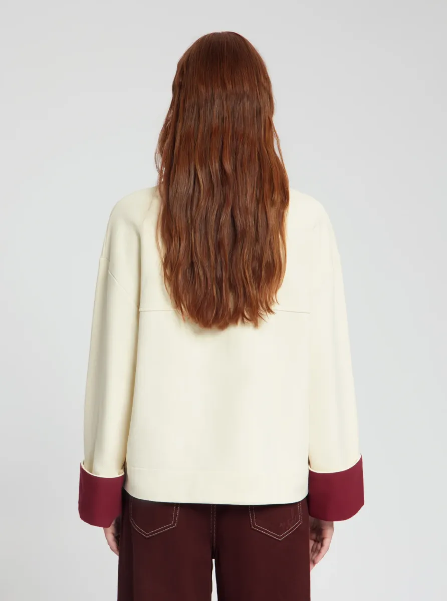Nous Sommes | Sweater | Wit | Lucilla polo sweat 5 Nous Sommes Nous Sommes | Sweater | Wit | Lucilla polo sweat