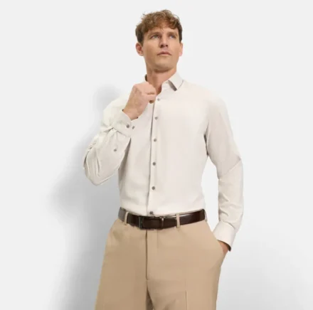 Olymp Olymp | Overhemd lange mouw | Beige | Body Fit