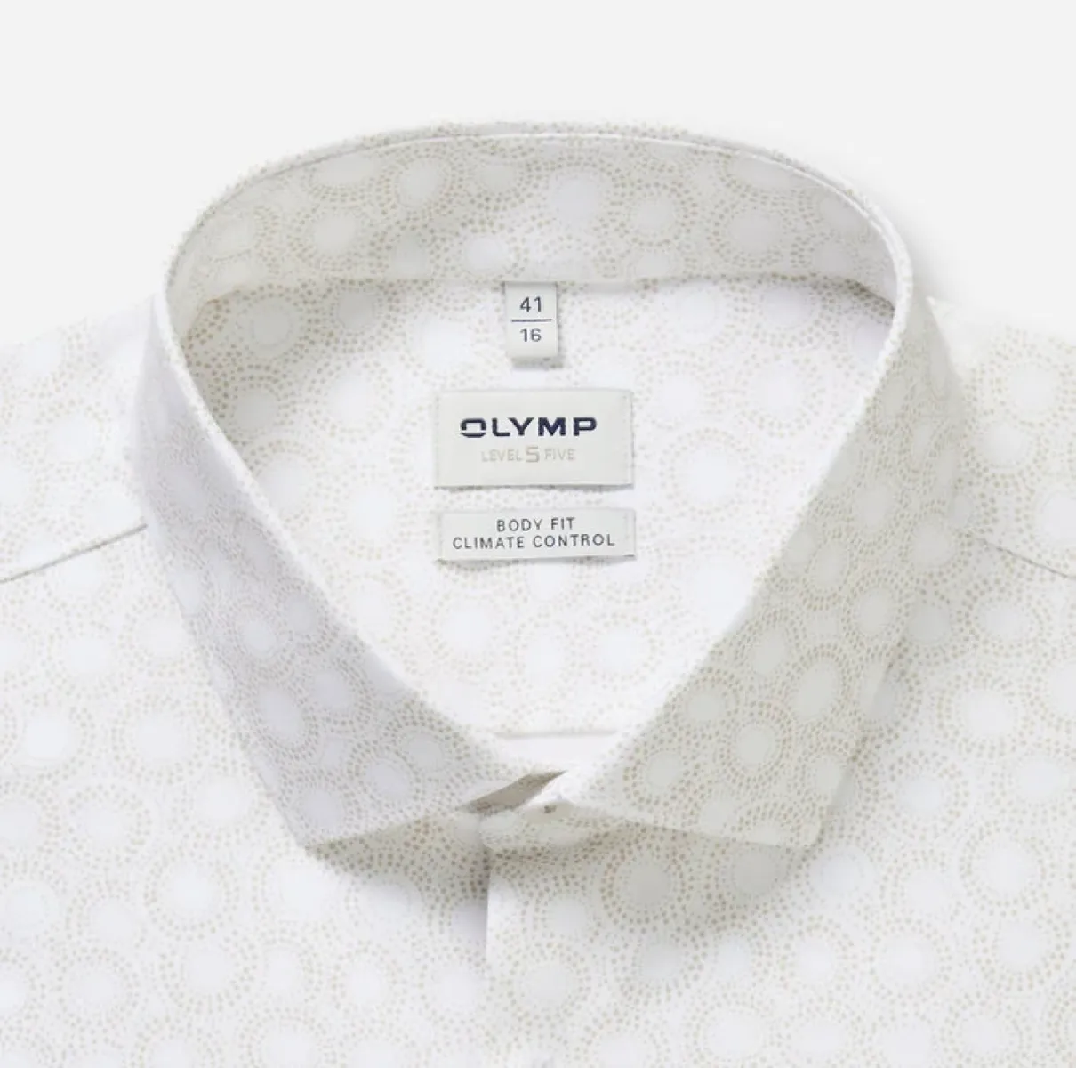 Olymp | Overhemd lange mouw | Beige | Body Fit 3 Olymp Olymp | Overhemd lange mouw | Beige | Body Fit