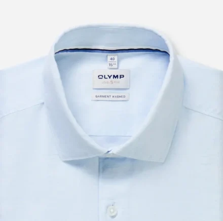 Olymp Olymp | Overhemd lange mouw | Blauw | Linnen