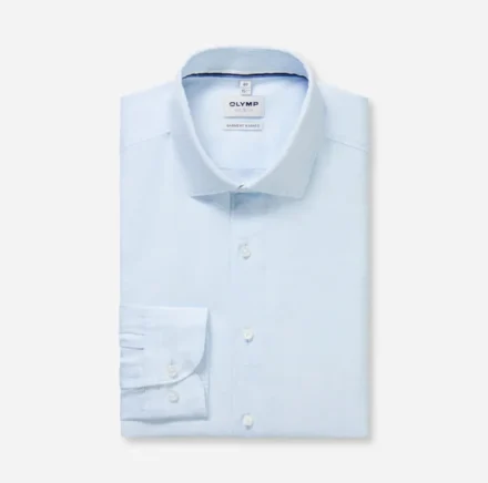 Olymp Olymp | Overhemd lange mouw | Blauw | Linnen