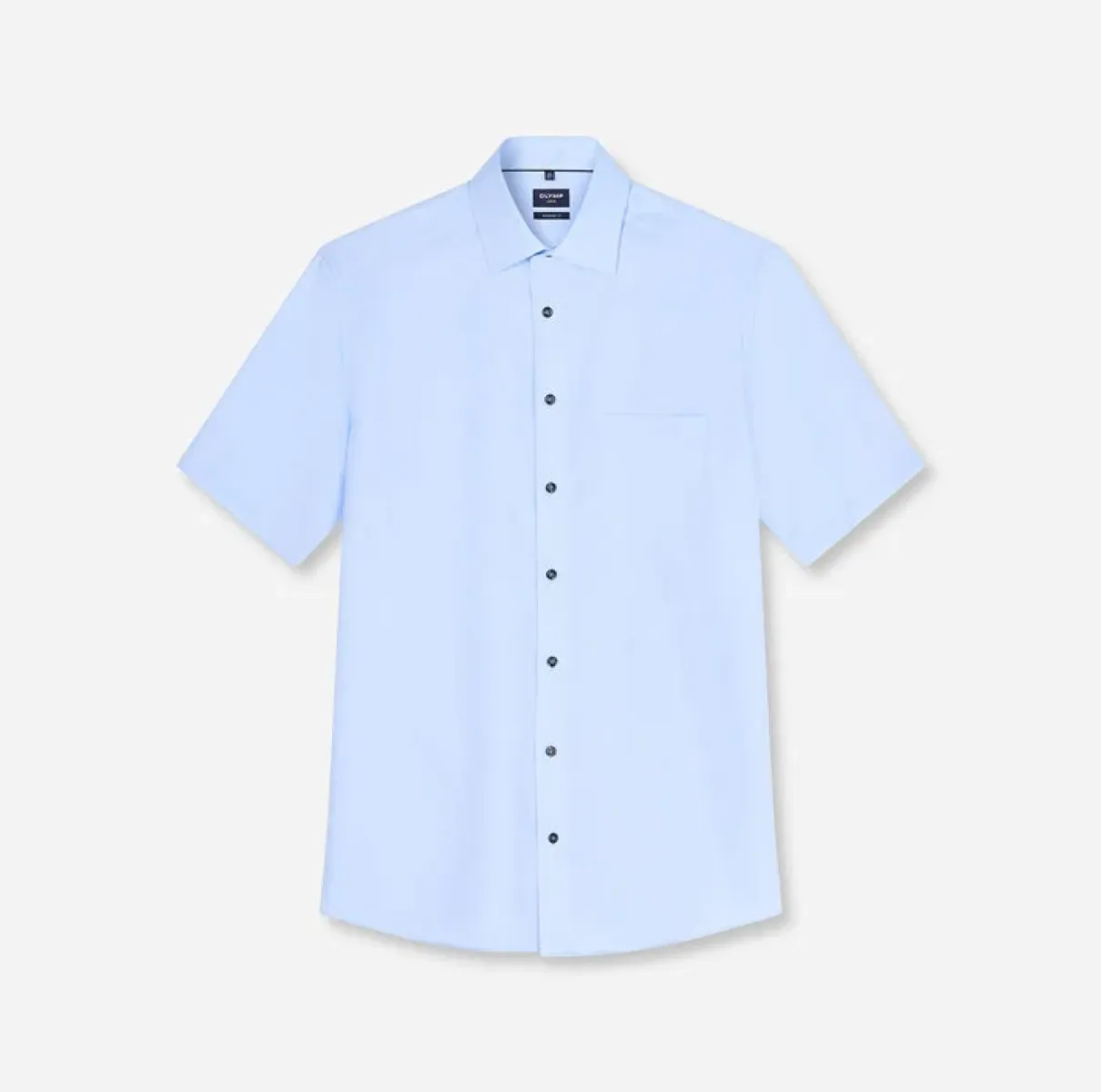 Olymp | Overhemd korte mouw | Blauw | Modern Fit 4 Olymp Olymp | Overhemd korte mouw | Blauw | Modern Fit