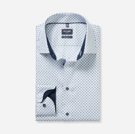Olymp Olymp | Overhemd lange mouw | Wit | Modern Fit