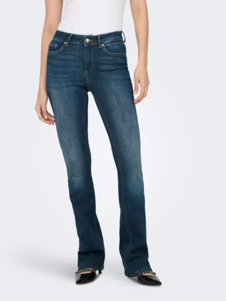 Only Only | Jeans | Onlblush Flared Jeans | Blauw | Lengte maat 32