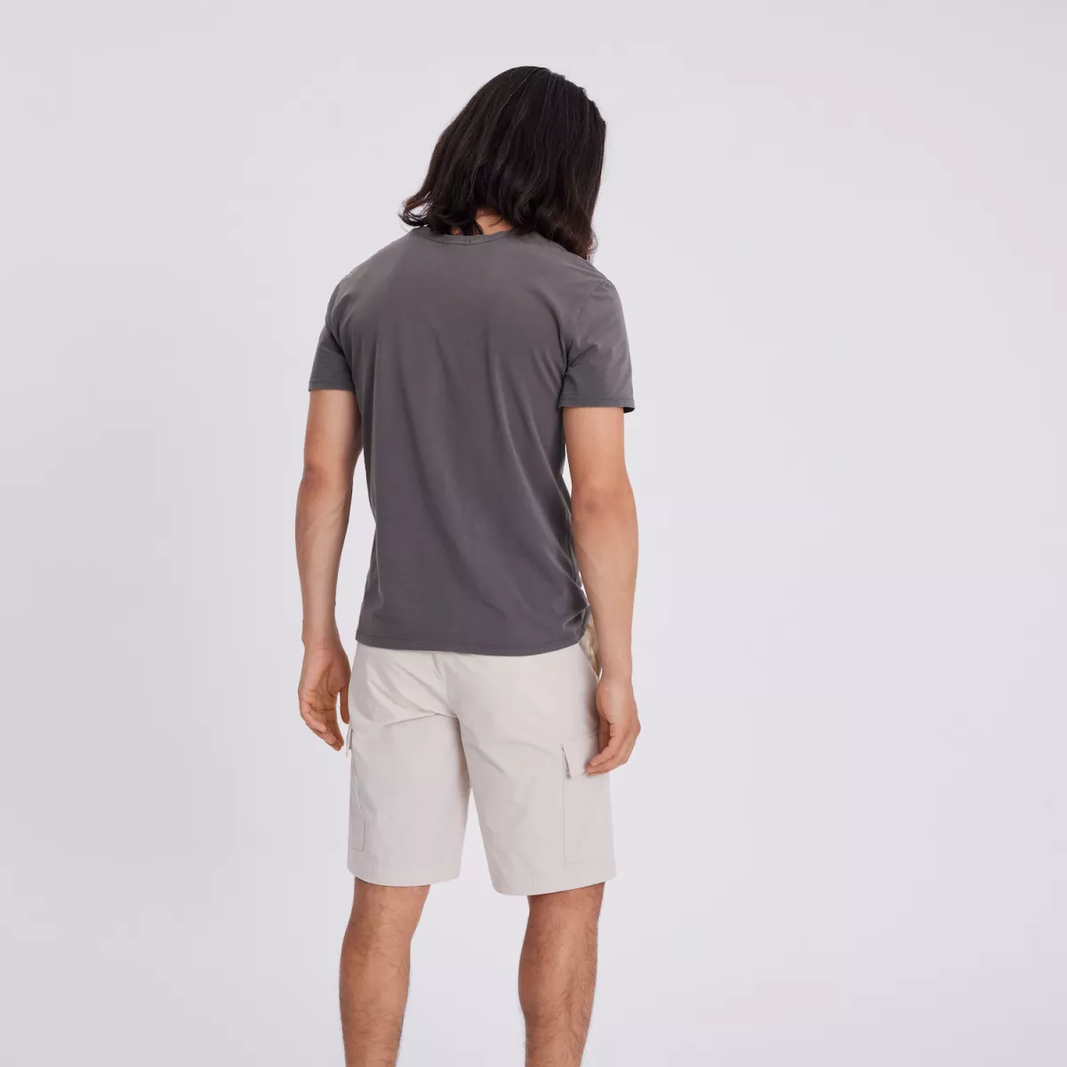 Cargo Short | Erik | white pepper 3 Plain Cargo Short | Erik | white pepper