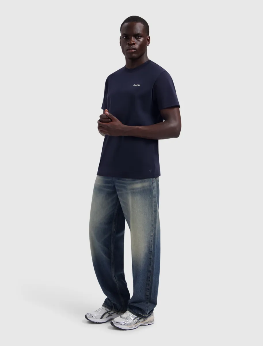 Pure Path | T-shirt | Blauw | Tree Trunk T-shirt 4 Pure Path Pure Path | T-shirt | Blauw | Tree Trunk T-shirt