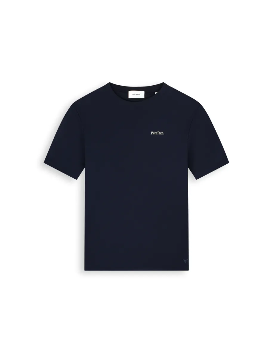 Pure Path | T-shirt | Blauw | Tree Trunk T-shirt 1 Pure Path Pure Path | T-shirt | Blauw | Tree Trunk T-shirt