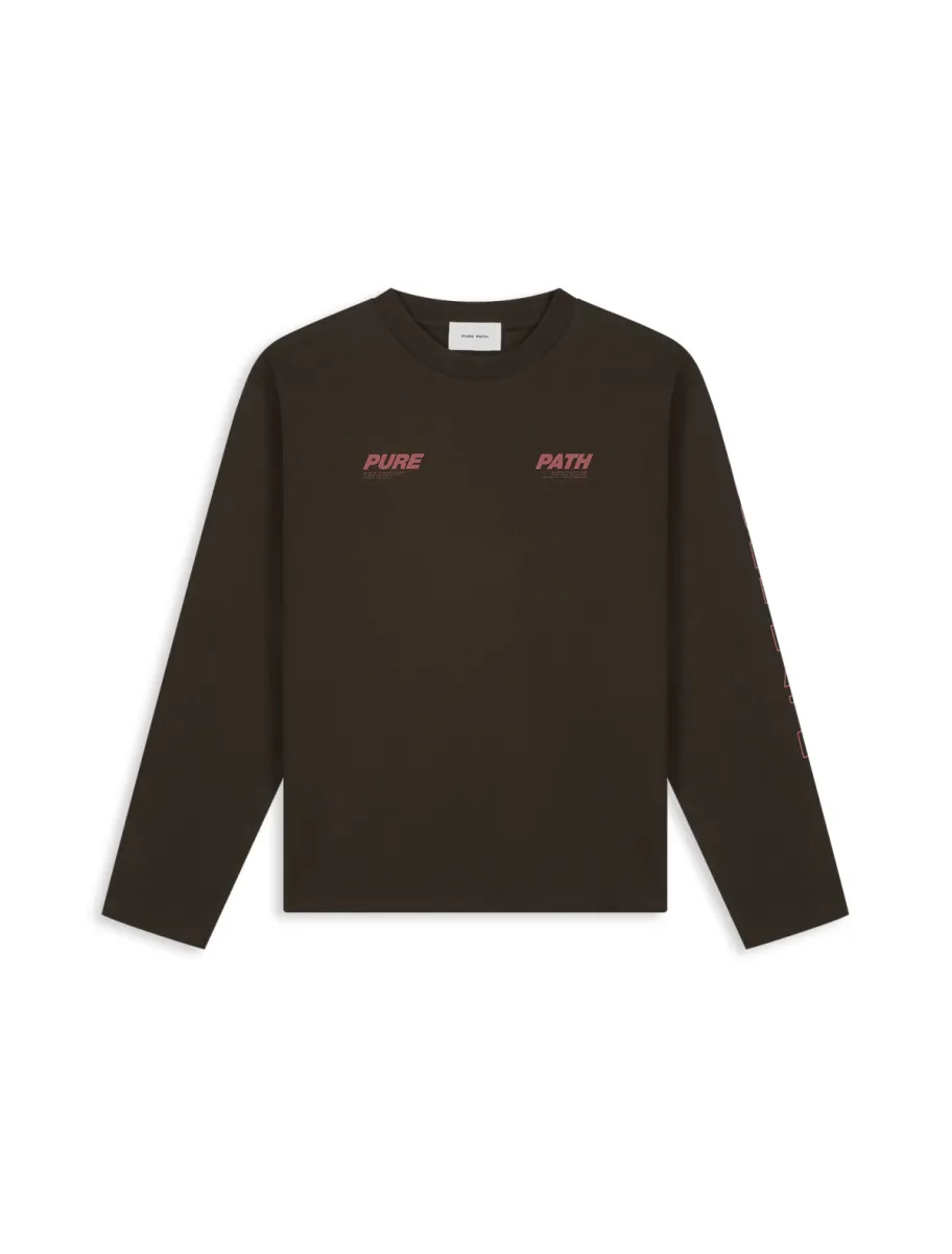 Pure Path | Longsleeve | Bruin | Longsleeve T-shirt 1 Pure Path Pure Path | Longsleeve | Bruin | Longsleeve T-shirt