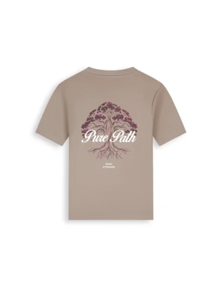 Pure Path Pure Path | T-shirt | Beige | Rooted Tree T-shirt