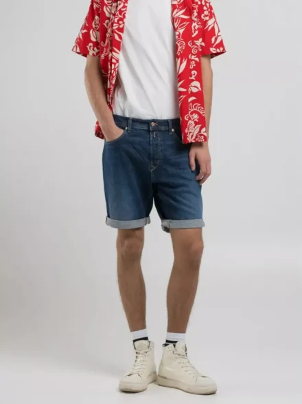 Replay Replay | Denim short | Blauw
