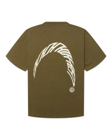 Woodbird Woodbird | T-shirt | Groen | Baine warp Tee