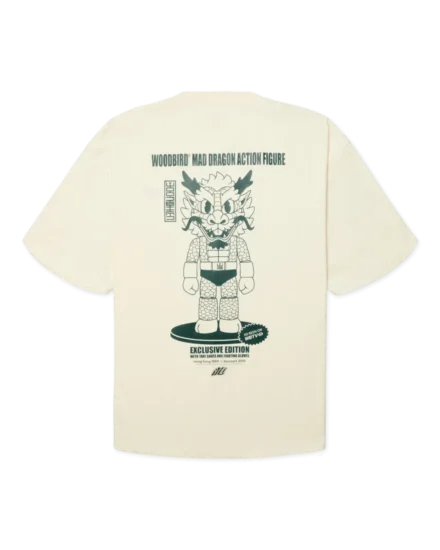 Woodbird Woodbird | T-shirt | Wit | Beam Action Tee