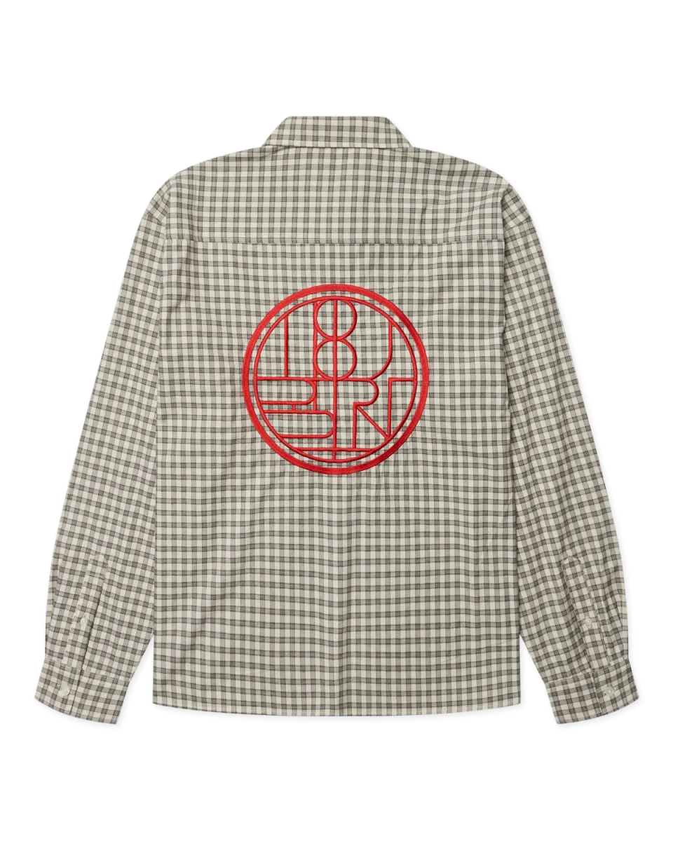 Woodbird | Overshirt | Wit | buzo emb check shirt 2 Woodbird Woodbird | Overshirt | Wit | buzo emb check shirt