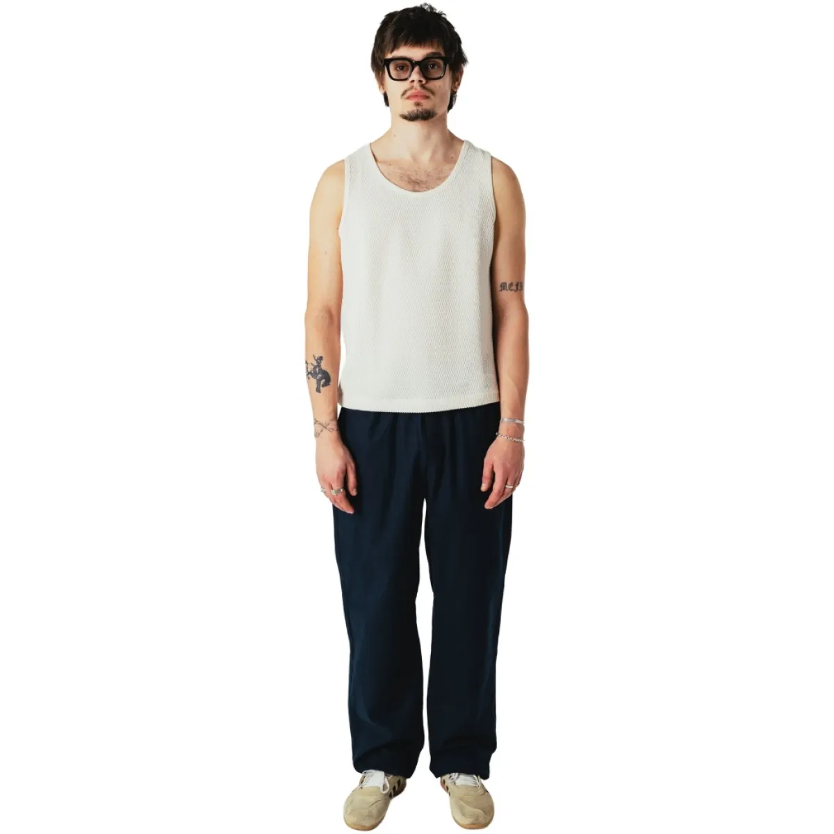 Woodbird | Loose Fit Pants | Blauw | Eik linen pant 3 Woodbird Woodbird | Loose Fit Pants | Blauw | Eik linen pant