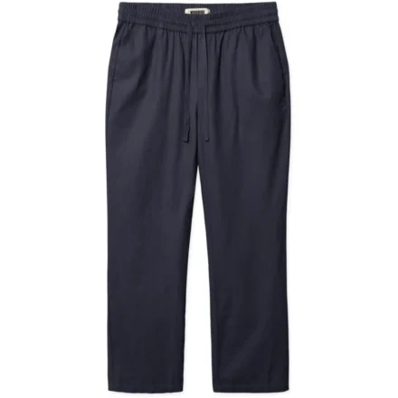 Woodbird Woodbird | Loose Fit Pants | Blauw | Eik linen pant