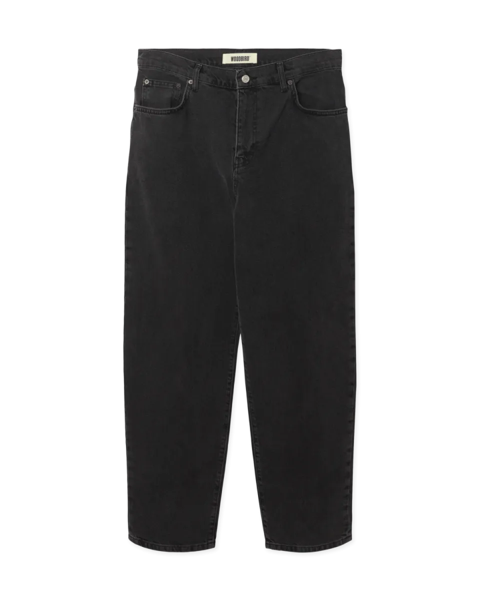 Woodbird | Jeans | Zwart | Leroy crow jeans 1 Woodbird Woodbird | Jeans | Zwart | Leroy crow jeans